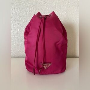 PRADA Tessuto Nylon Drawstring Pouch -🌟NEW🌟